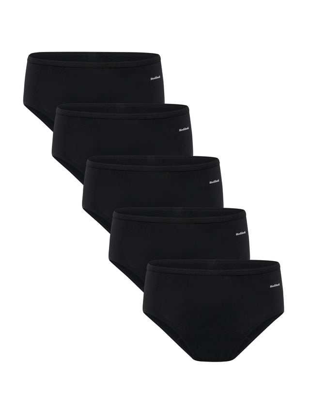 Basic Mid-Rise Brief Multi-Absorbency 5 Pack